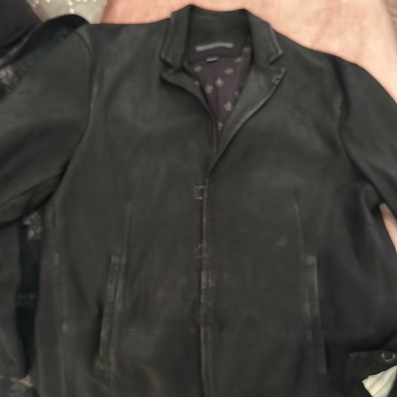 Fabulous John varvatos like new leather blazer - Picture 1 of 7